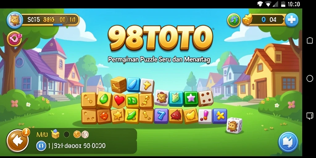 Tampilan gameplay puzzle 98TOTO yang menantang dan mengasyikkan.