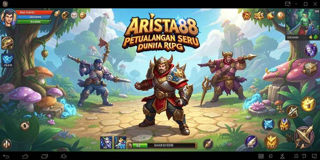 Screenshot ARISTA88 menampilkan aksi seru dalam pertarungan RPG.