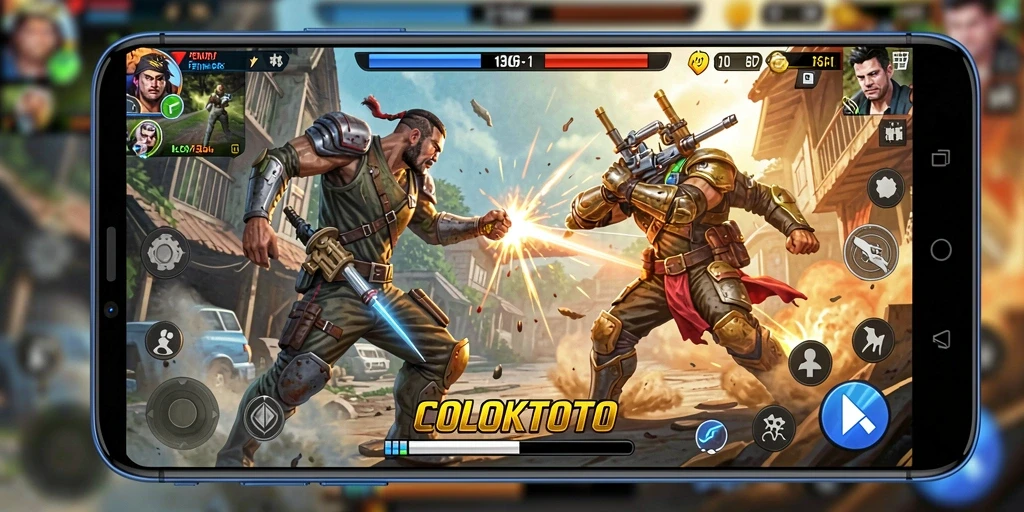 Tampilan gameplay mendebarkan dari COLOKTOTO.