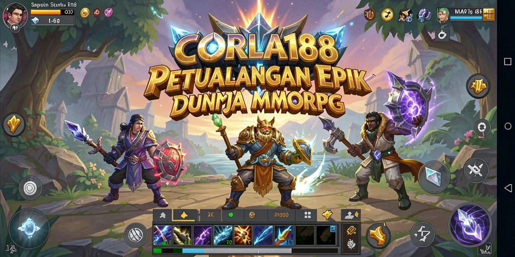 Screenshot gameplay CORLA188 menunjukkan petualangan epik dalam dunia MMORPG.