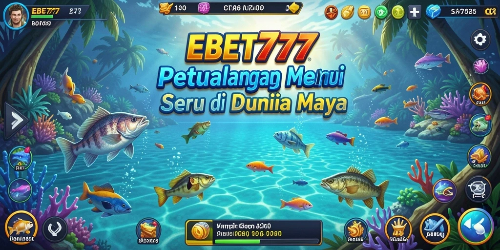 Menampilkan gameplay memancing yang seru dan interaktif dari EBET777.