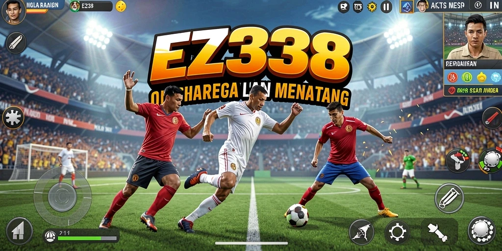 Tangkapan layar menunjukkan gameplay menarik dari olahraga di EZ338.
