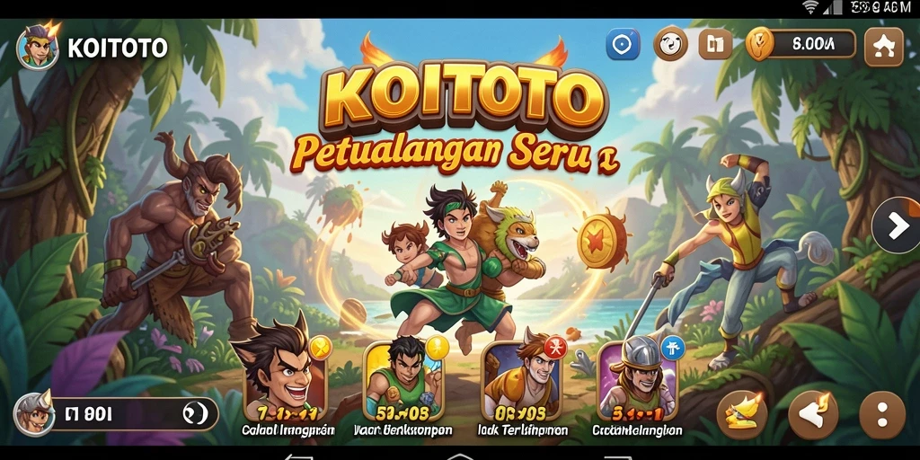 Tampilan gameplay seru di dunia petualangan KOITOTO.