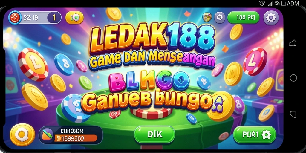 Screenshot LEDAK188 menampilkan gameplay seru permainan Bingo.