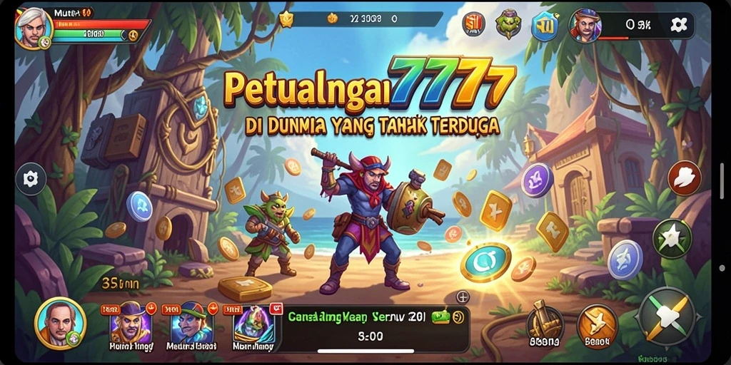 Tampilan gameplay seru dalam MUARA777 saat menjelajahi dunia petualangan.