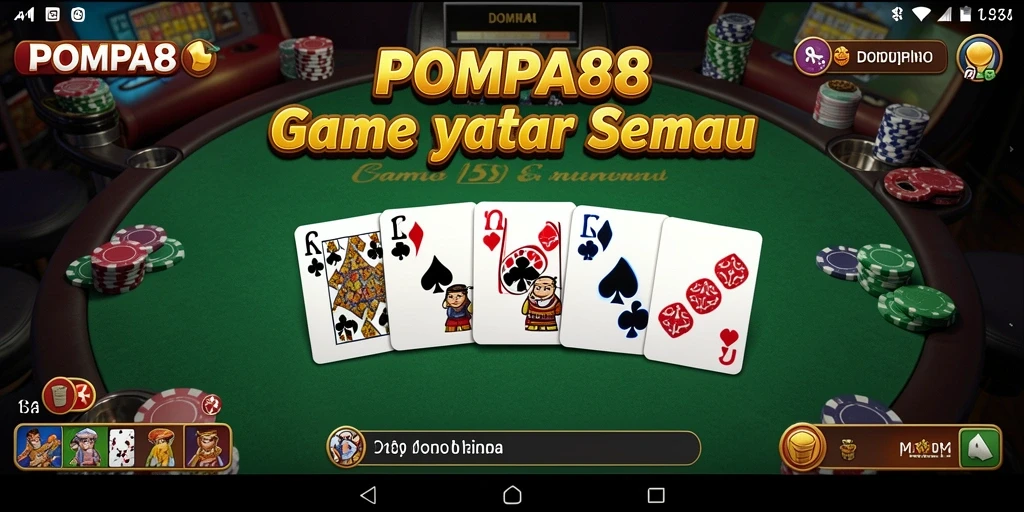 Tampilan gameplay menarik dari POMPA88 dengan efek visual yang memukau.